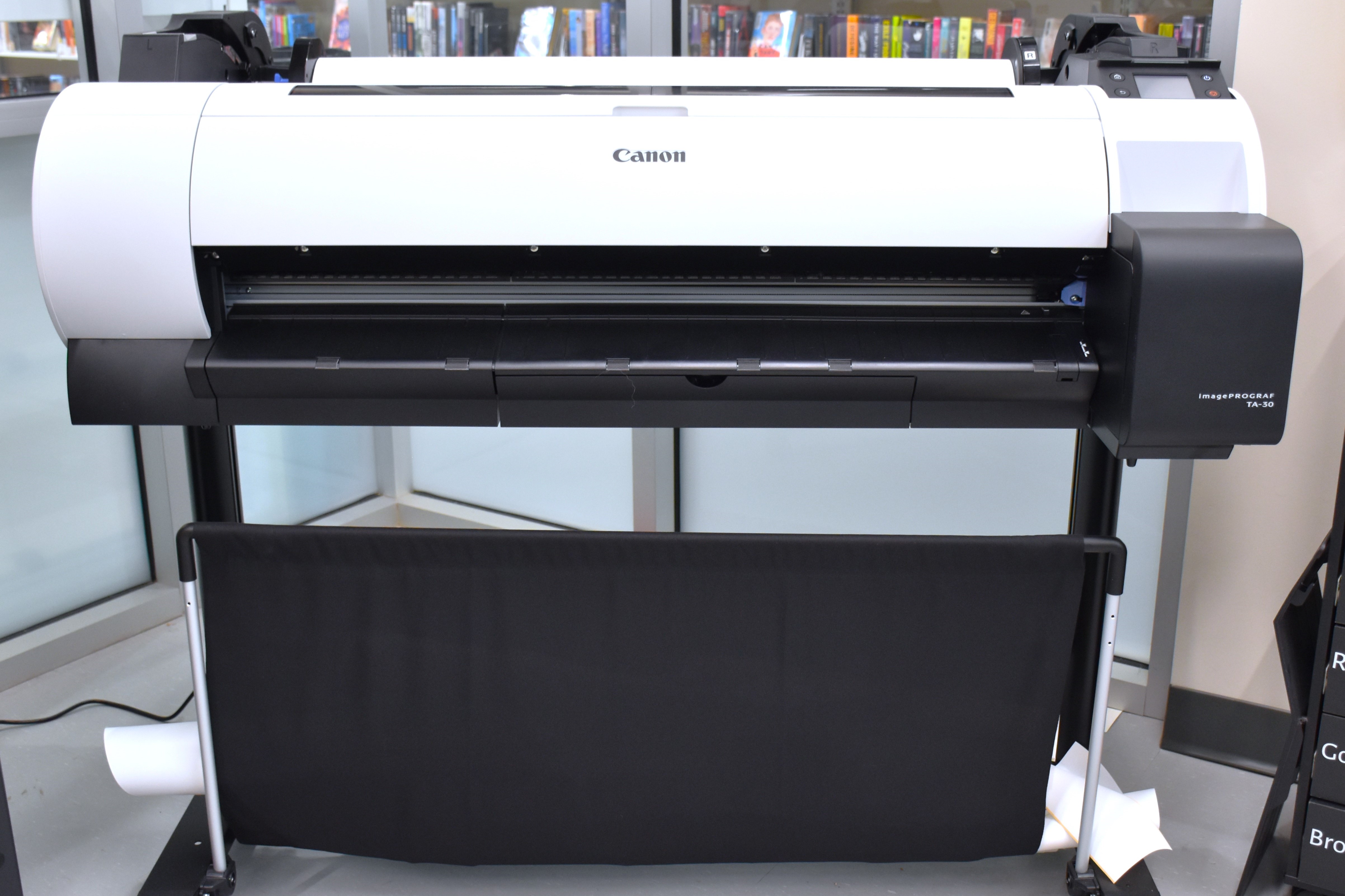 Image shows a Canon TA30 Large Format Printer.